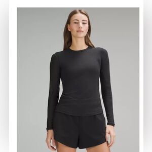 lululemon athletica Black Long Sleeve Hold Tight Long-Sleeve Shirt